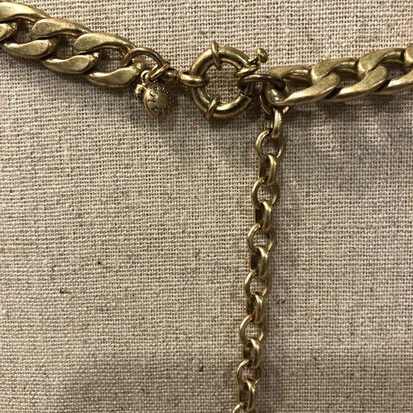 J Crew Tortoise coffee flowers crystal necklace - Picture 3 of 3